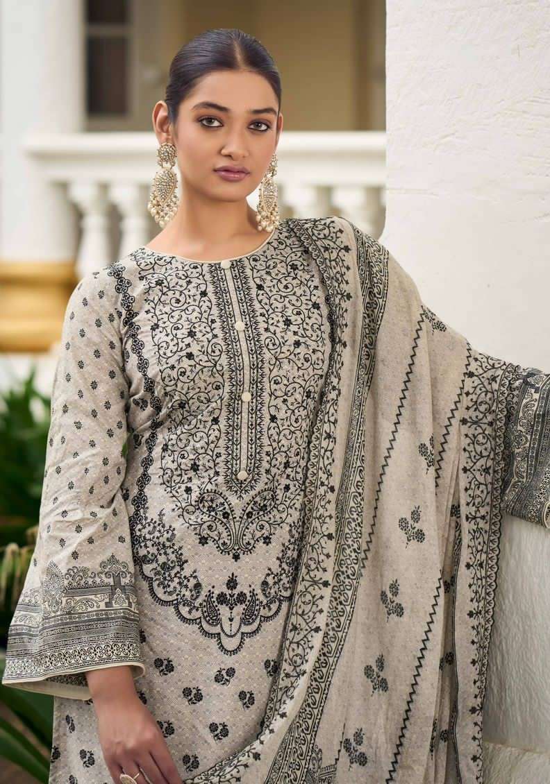 BIN SAEED VOL-5 BY JIHAN 3164 TO 3189 SERIES LAWN PRINT EMBROIDERY WORK DRESSES