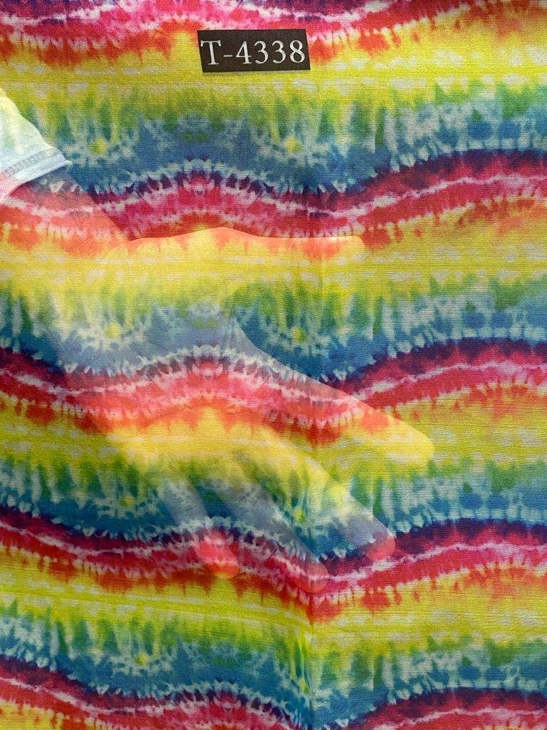 DYE HARD BY AQSAWHOLESALE 4333 TO 4342 SERIES ORGANZA DIGITAL PRINT FABRICS