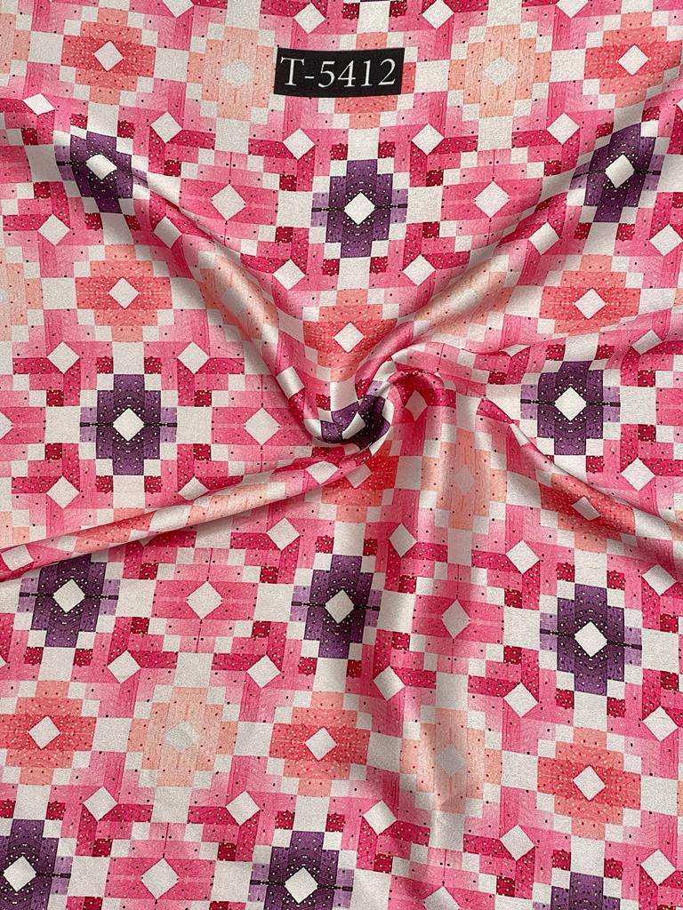 GEOMETRIC BY AQSAWHOLESALE 5411 TO 5420 SERIES JAPAN SATIN PRINT FABRICS