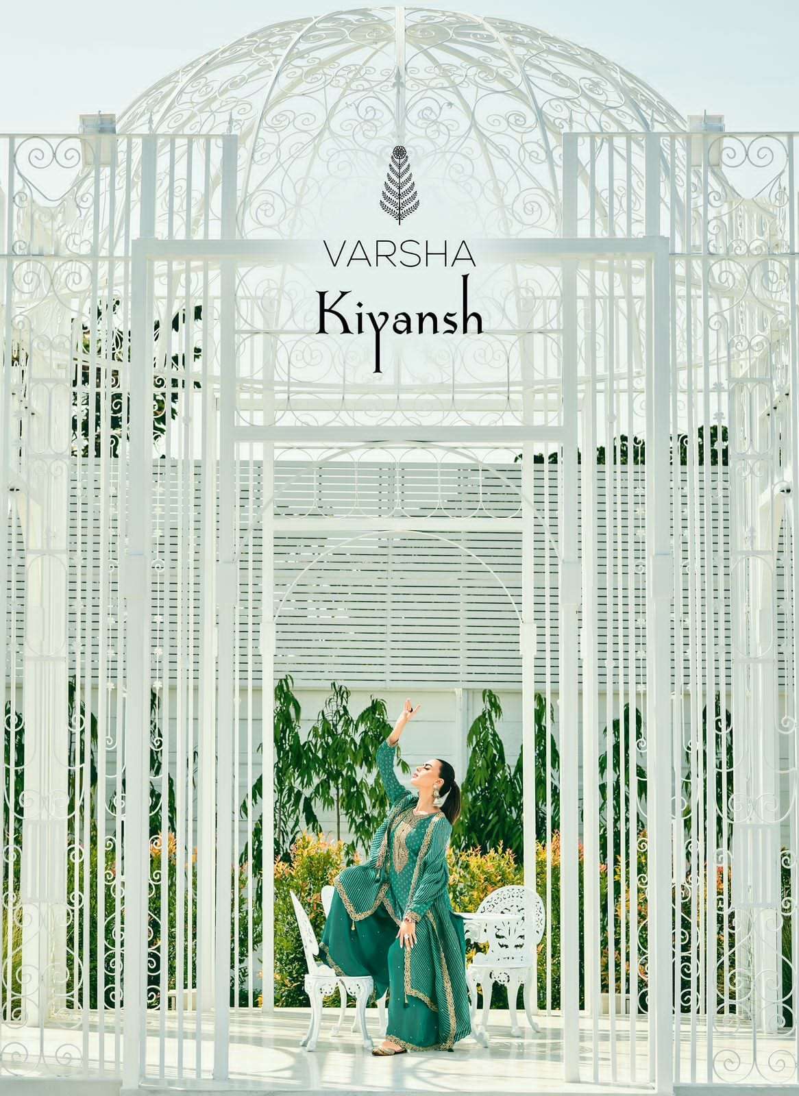 KIYANSH BY VARSHA 01 TO 05 SERIES MUSLIN BANDHANI PRINT EMBROIDERY WORK DRESSES