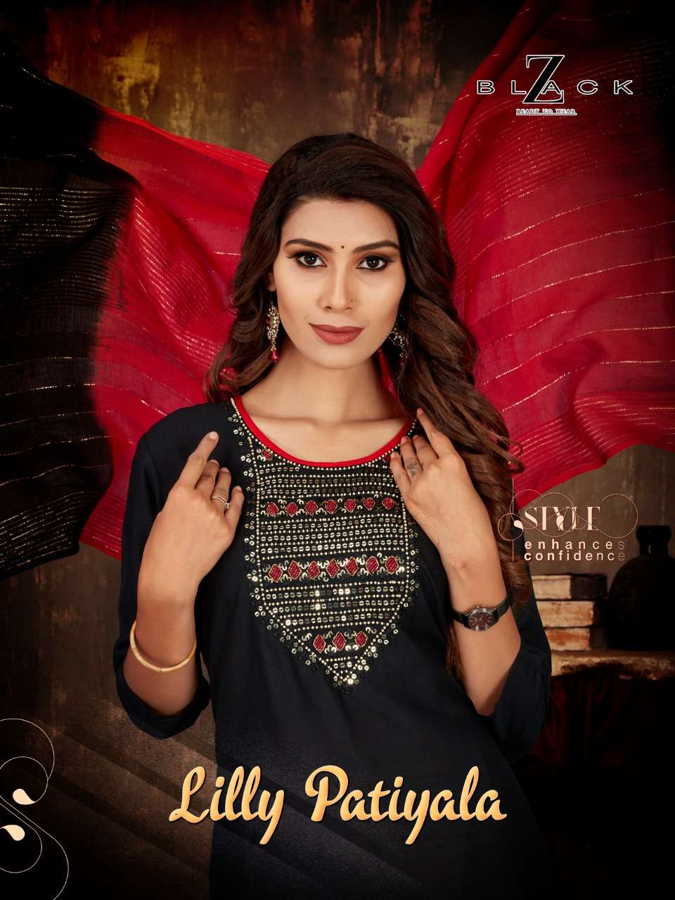 LILLY PATIYALA BY AQSAWHOLESALE 1001 TO 1006 SERIES RAYON MIRROR WORK READYMADE DRESSES