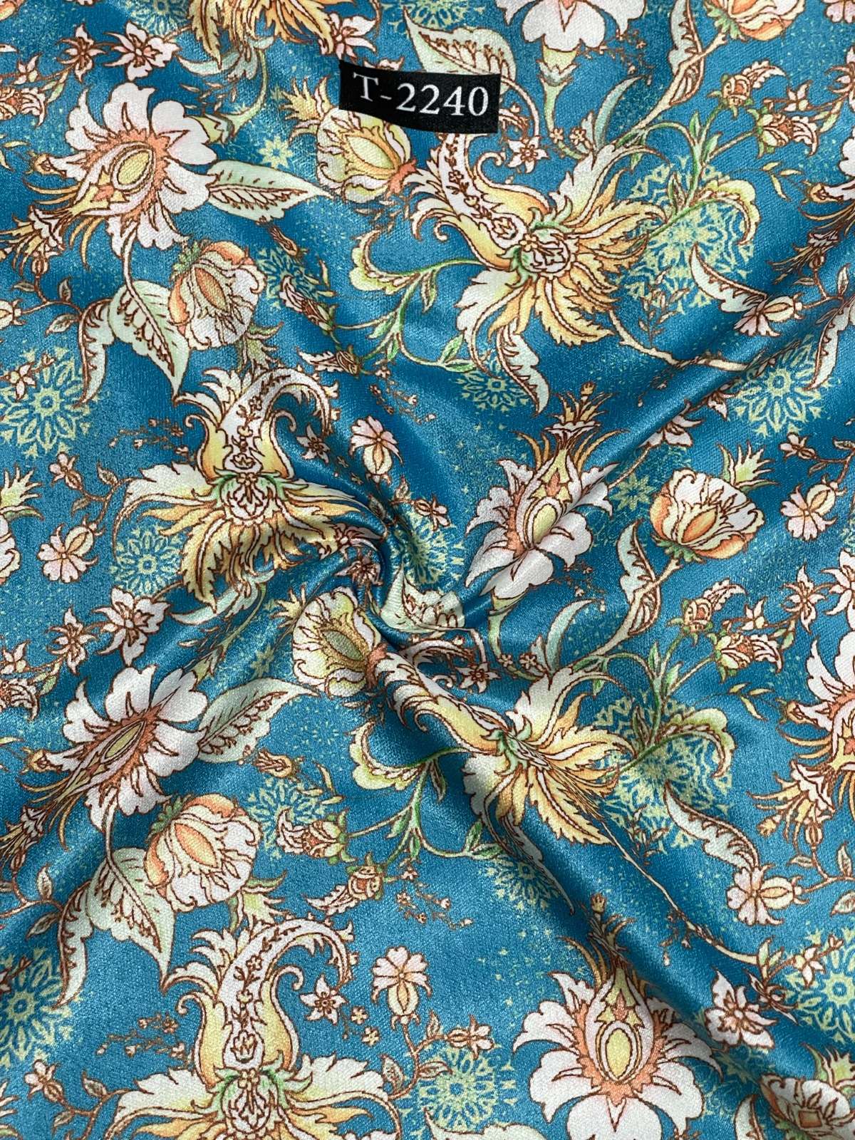 LIZA FLORAL BY AQSAWHOLESALE 2236 TO 2250 SERIES VELVET PRINT FABRICS