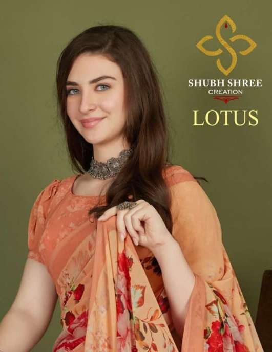 LOTUS BY SHUBH SHREE CREATION 1001 TO 1005 SERIES WEIGHTLESS PRINT SAREES