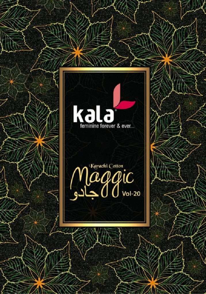 MAGGIC VOL-20 BY KALA 4901 TO 4912 SERIES PURE COTTON PRINT DRESSES