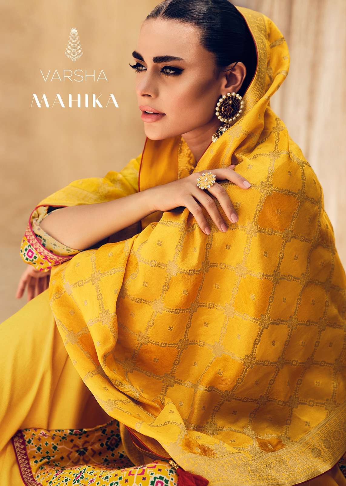 MAHIKA BY VARSHA 01 TO 04 SILK HEAVY EMBROIDERY WORK DRESSES