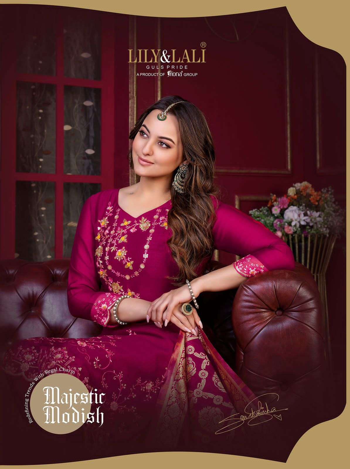 MAJESTIC MODISH BY LILY & LALI 12601 TO 12608 SERIES VICHITRA SILK WORK READYMADE DRESSES