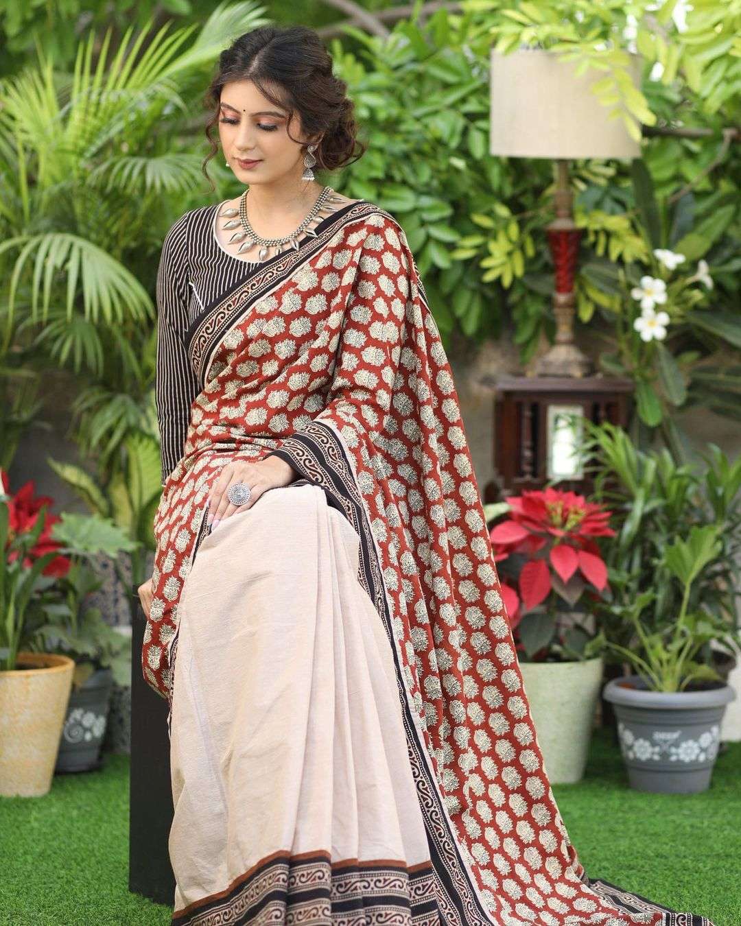 NT-494 BY AQSAWHOLESALE PURE MULMUL COTTON SILK PRINT SAREE