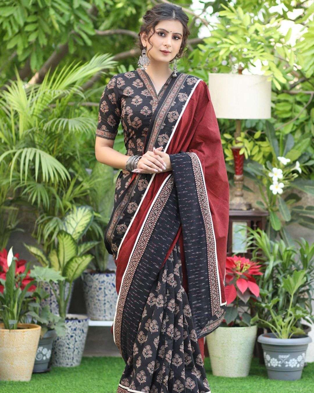 NT-495 BY AQSAWHOLESALE PURE MULMUL COTTON SILK PRINT CASUAL SAREE