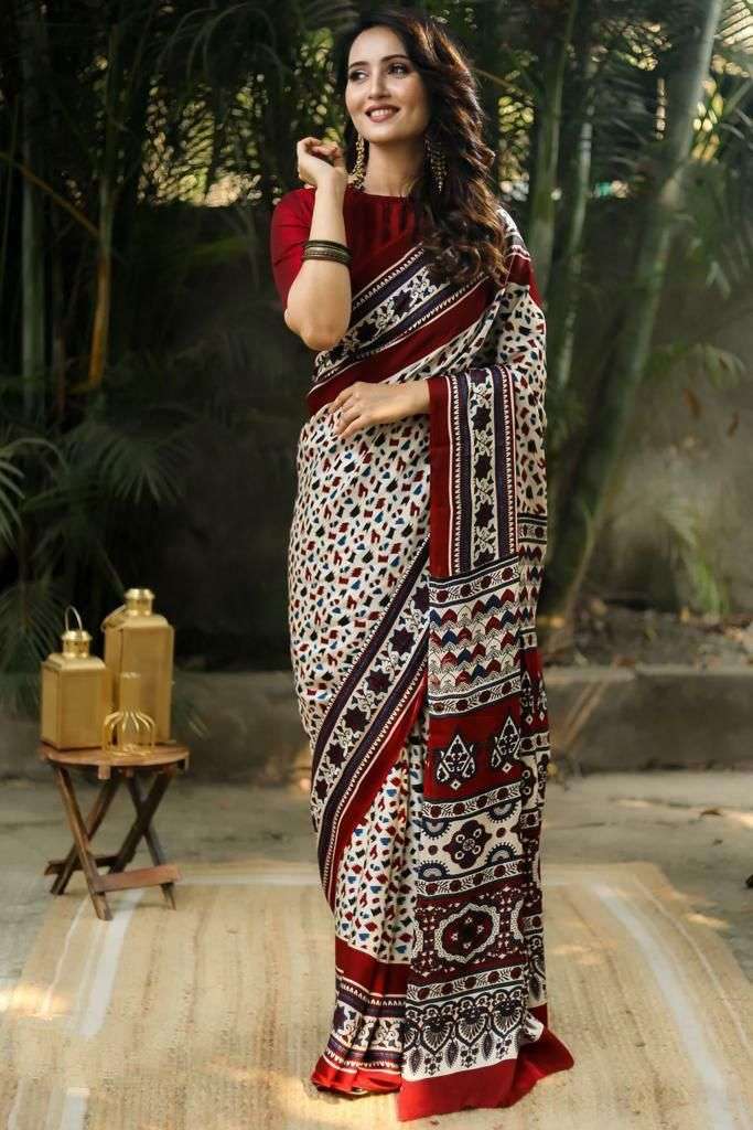 NT-498 BY AQSAWHOLESALE PURE MULMUL COTTON SILK SAREE