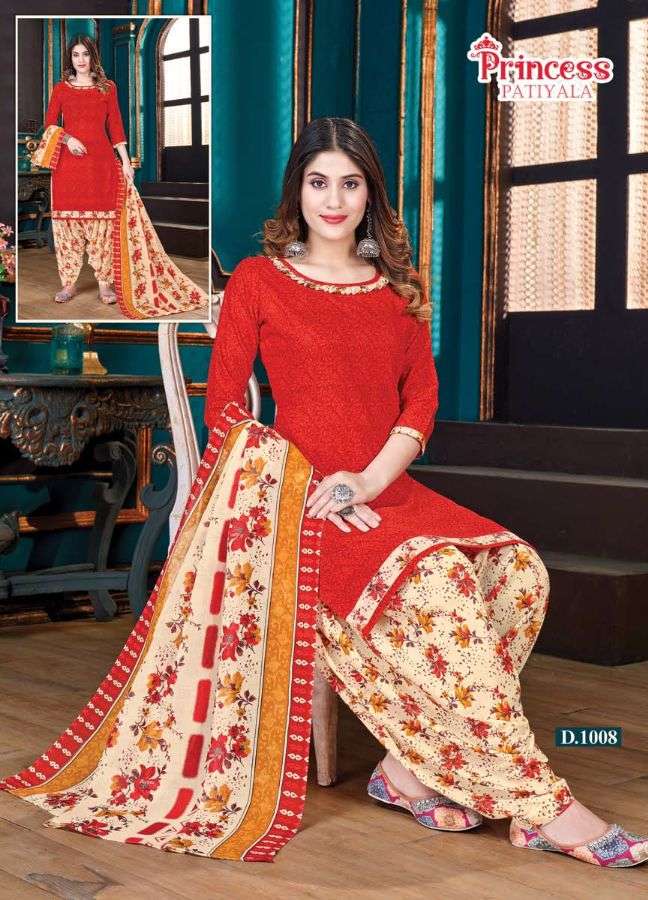 PRINCESS PATIYALA BY GANESHA 1008 TO 1017 SERIES COTTON PRINT READYMADE DRESSES