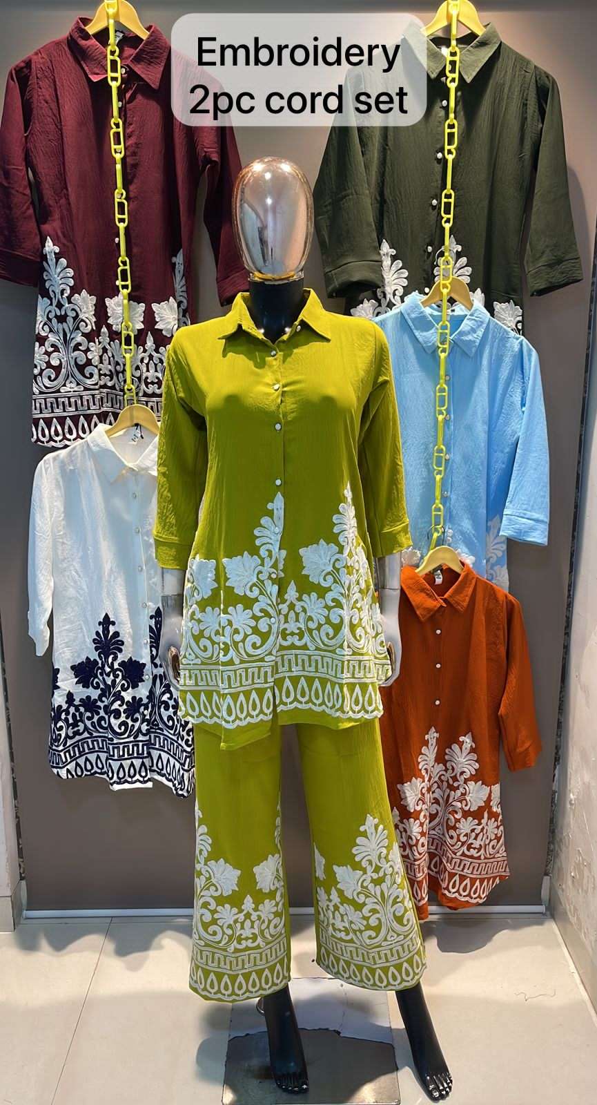 PRISHO BY AQSAWHOLESALE IMPORTED HEAVY EMBROIDERY WORK CO-ORD SET