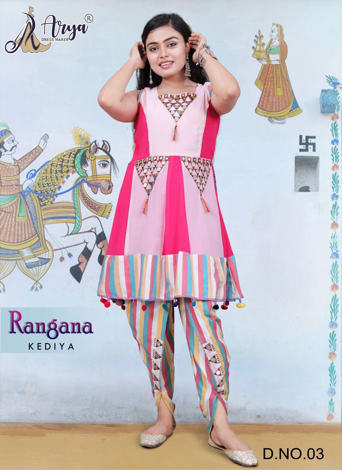 RANGANA KEDIYA BY ARYA DRESS MAKER 01 TO 06 SERIES FAUX GEORGETTE WORK KEDIYAS