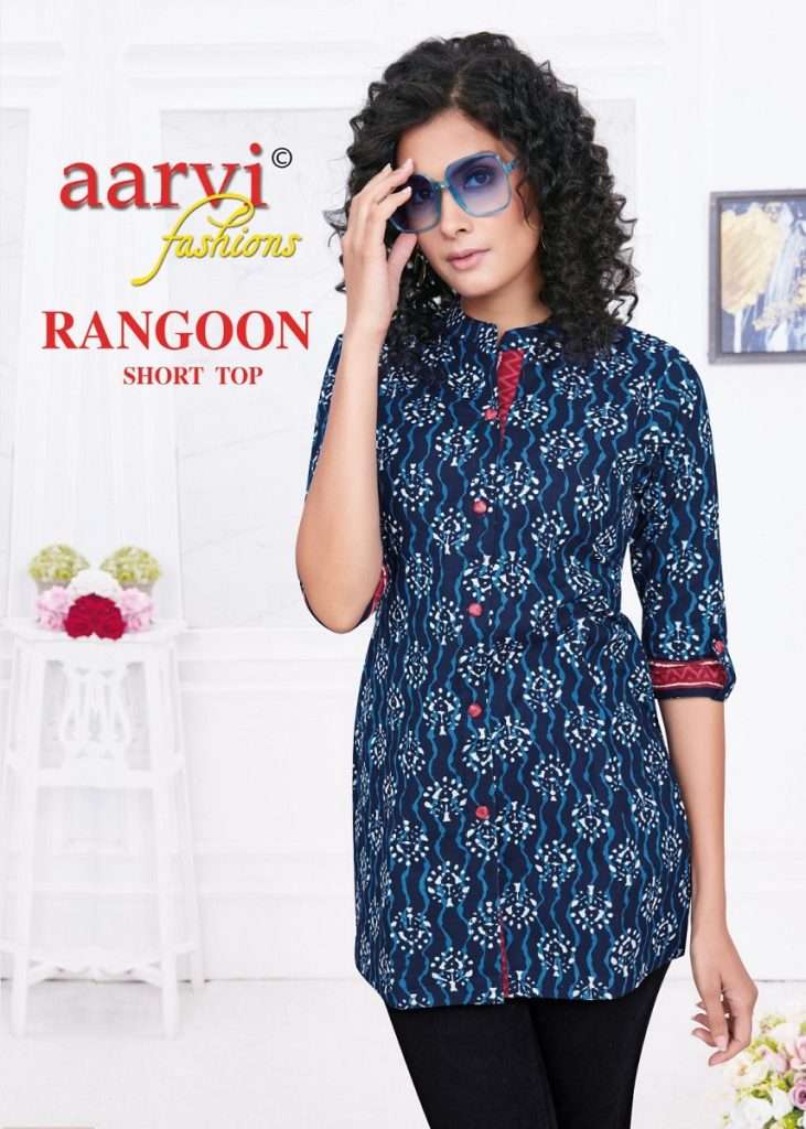 RANGOON BY AARVI FASHION 7188 TO 7202 SERIES PURE LAWN COTTON PRINT TOPS