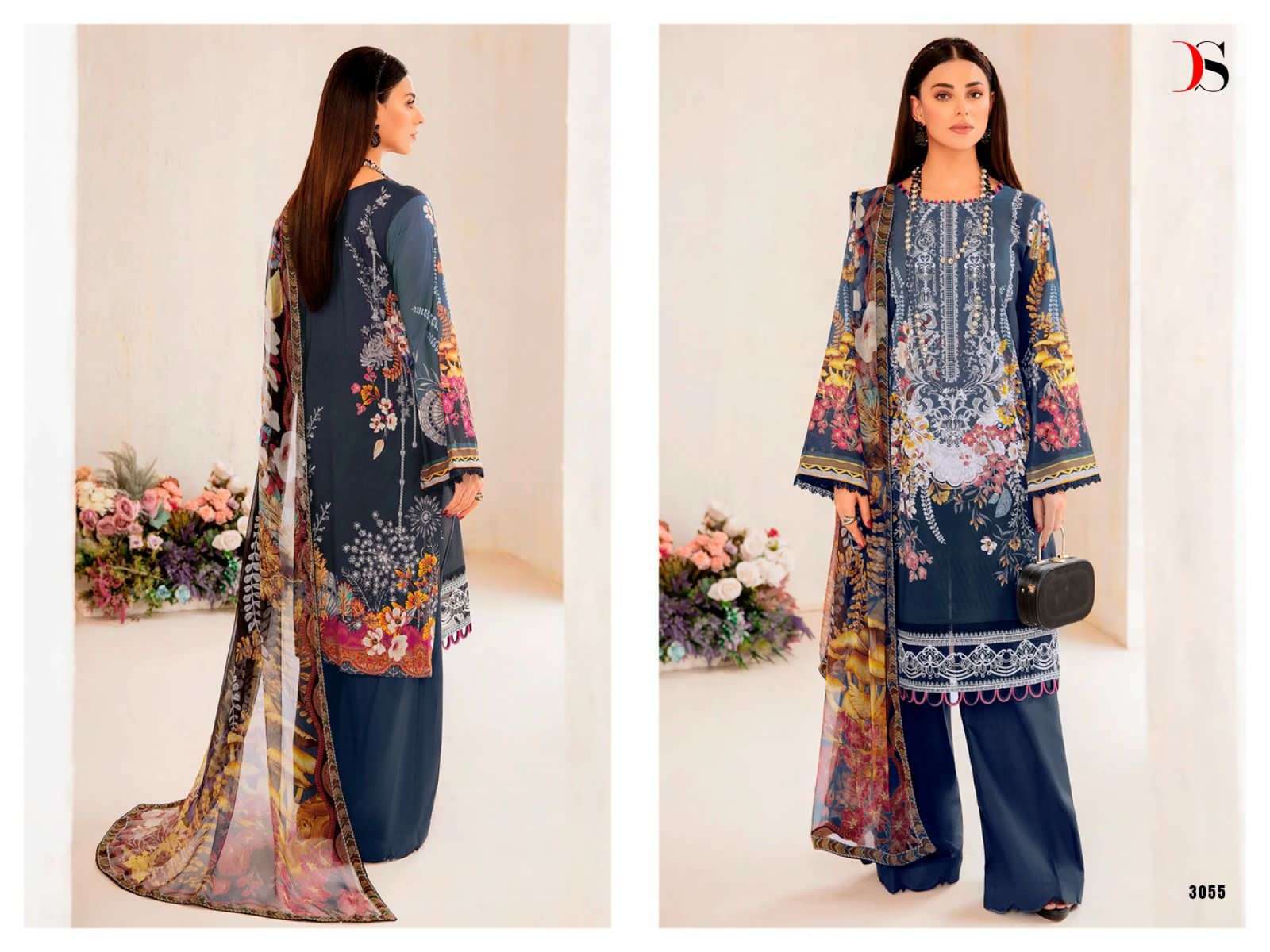 RUNGREZ 3055 BY DEEPSY SUITS PURE COTTON EMBROIDERY WORK PAKISTANI DRESS