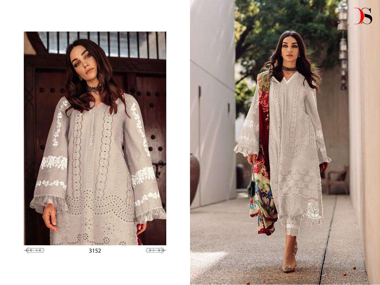 SAIRA RIZWAN 3152 COLOURS BY DEEPSY SUITS COTTON EMBROIDERY PAKISTANI DRESSES