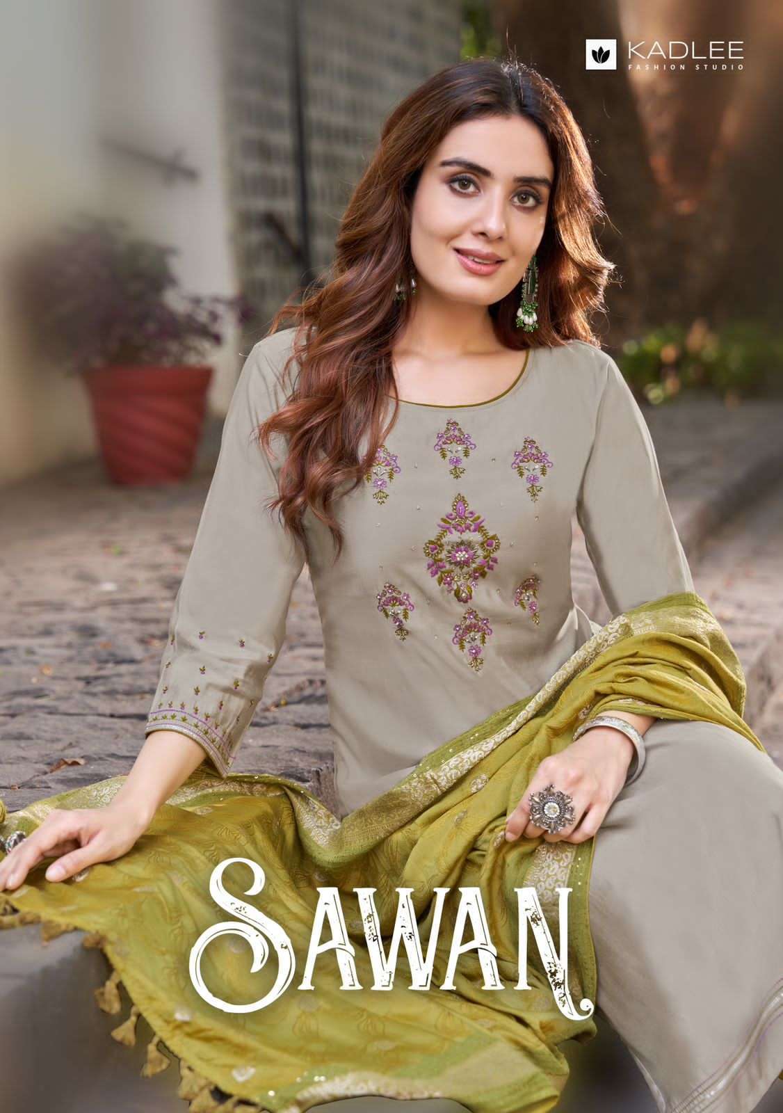 SAWAN BY KADLEE 7001 TO 7006 SERIES RAYON EMBROIDERY READYMADE DRESSES