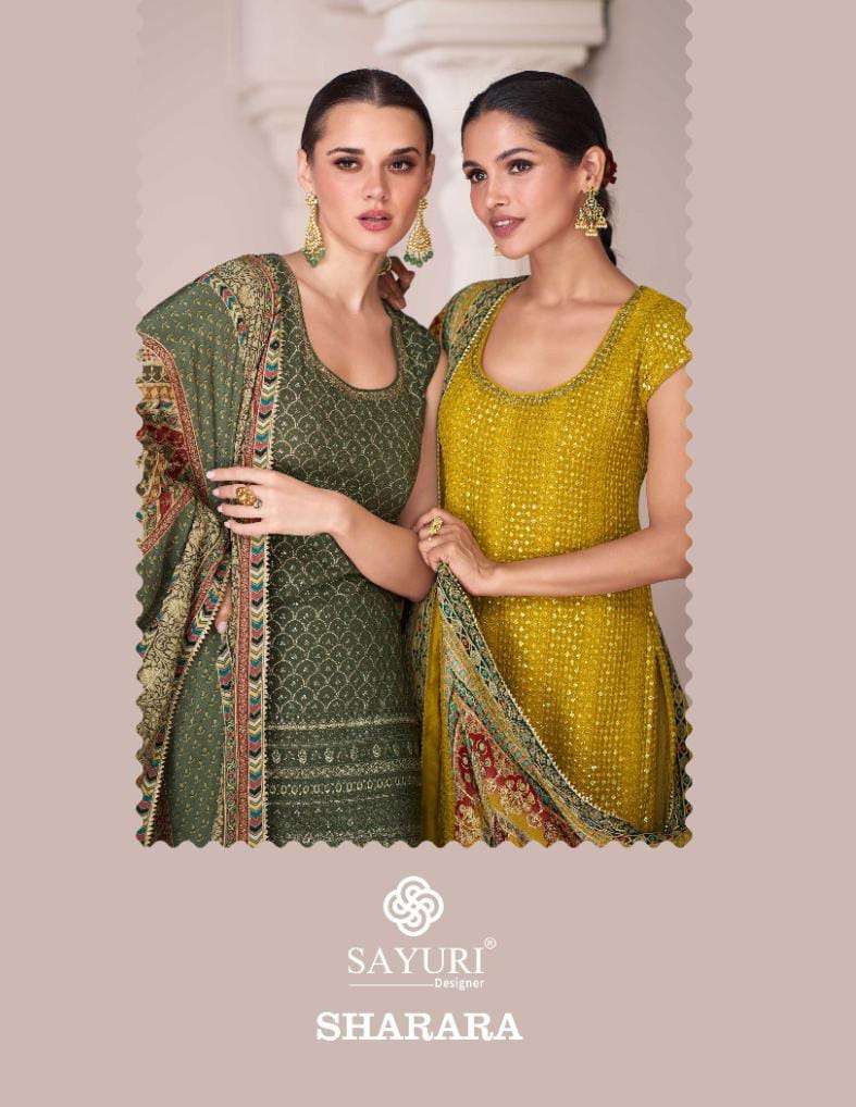 SHARARA BY SAYURI 5273 & 5274 SERIES PREMIUM SILK EMBROIDERY READYMADE DRESSES