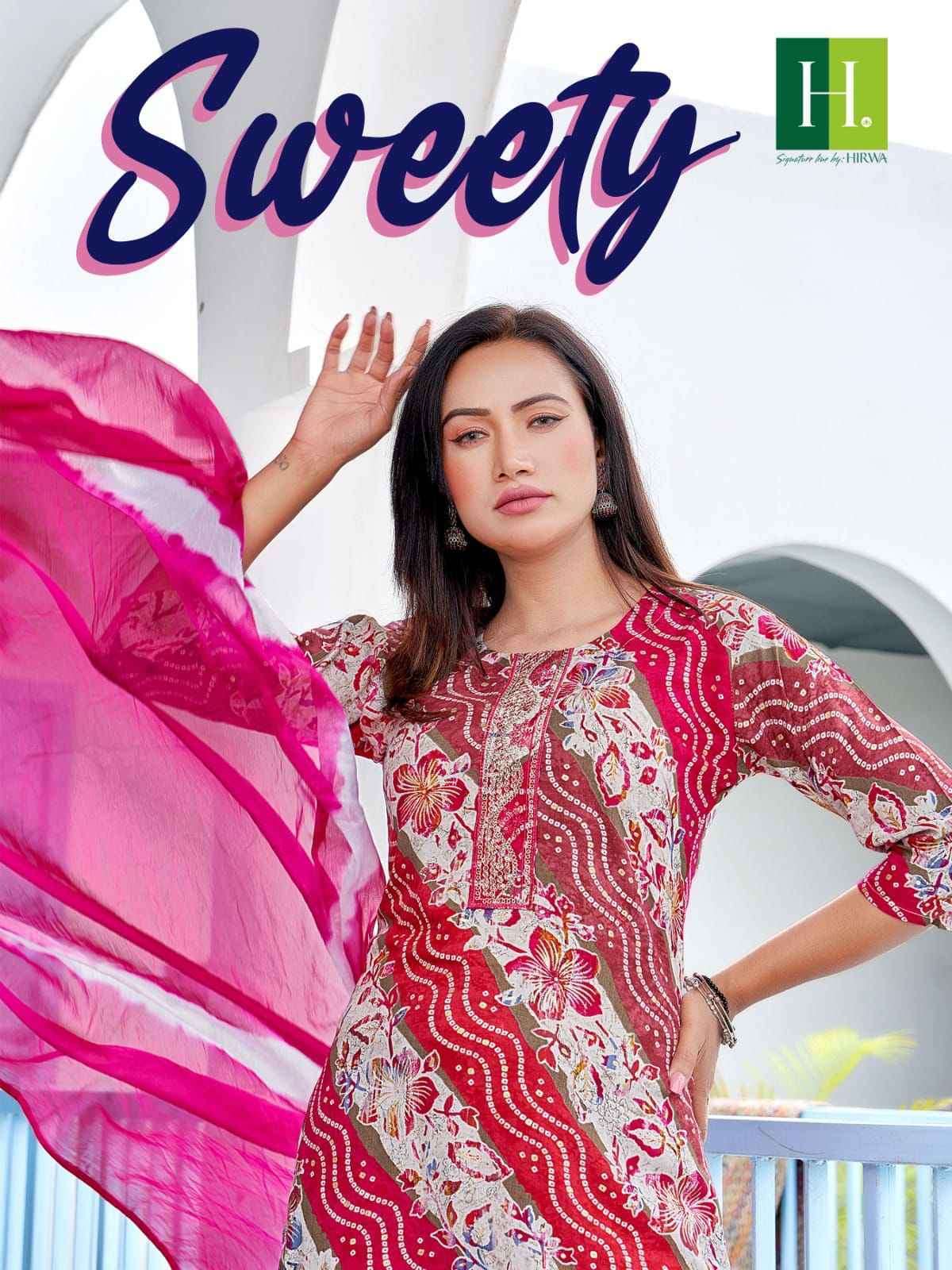 SWEETY BY H DOT 1001 TO 1008 SERIES RAYON FOIL PRINT WORK READYMADE DRESSES