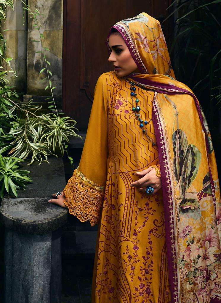 TROPICANA BY VARSHA 01 TO 06 SERIES VISCOSE MUSLIN HEAVY WORK PAKISTANI DRESSES