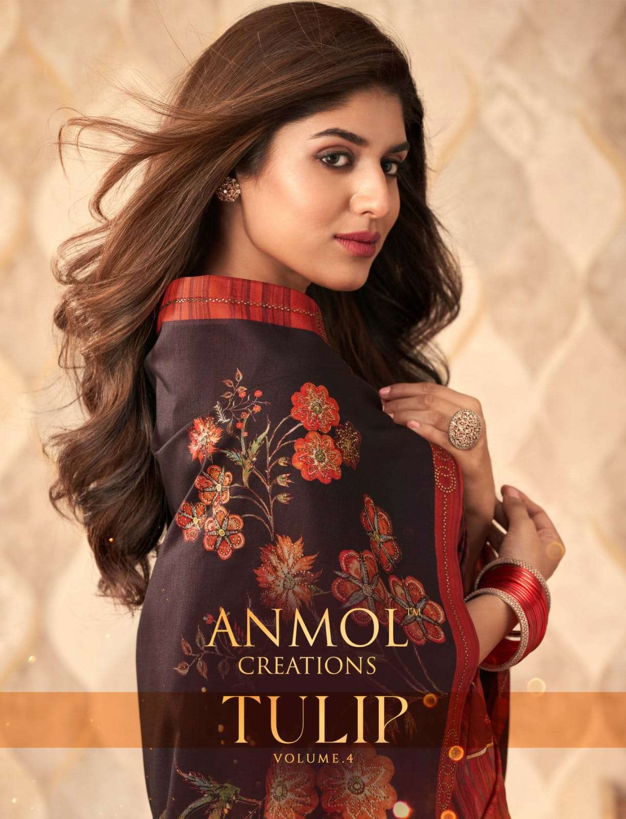 TULIP VOL-4 BY ANMOL CREATION 401 TO 409 SERIES SILK DIGITAL PRINT SAREES