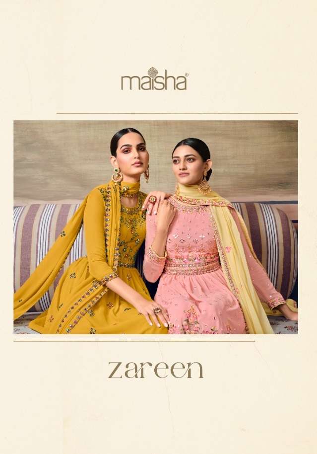 ZAREEN BY MAISHA 11062 TO 11066 SERIES HEAVY GEORGETTE WORK SHARARA SUITS