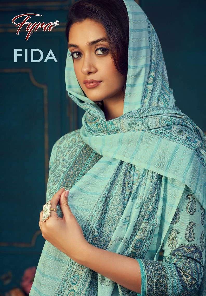 FIDA BY FYRA 101 TO 110 SERIES COTTON DIGITAL PRINT DIAMOND WORK DRESSES