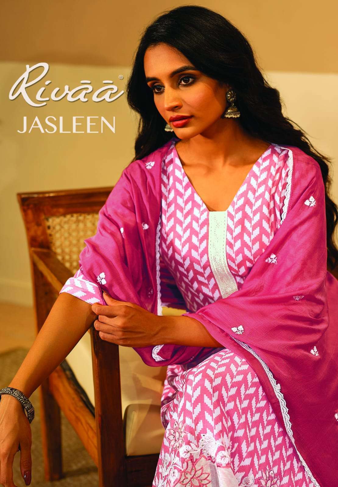 JASLEEN BY RIVAA 2991 TO 2997 SERIES BEMERG SILK PRINT EMBRODIERY WORK DRESSES