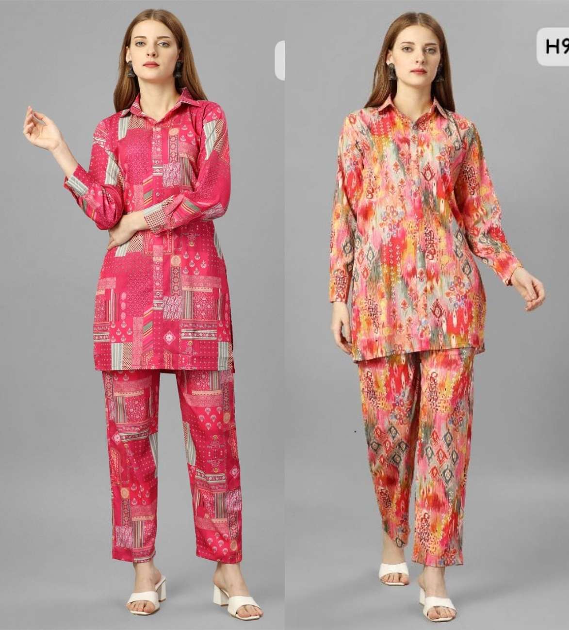 MF-435 BY AQSAWHOLESALE MUSLIN PRINT WORK CO-ORD SET