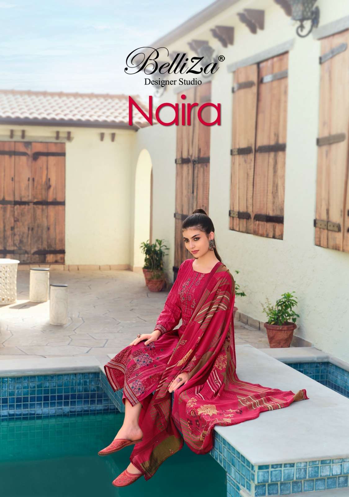 NAIRA RELOADED BY BELLIZA 792-001 TO 792-010 SERIES COTTON PRINT WORK DRESSES