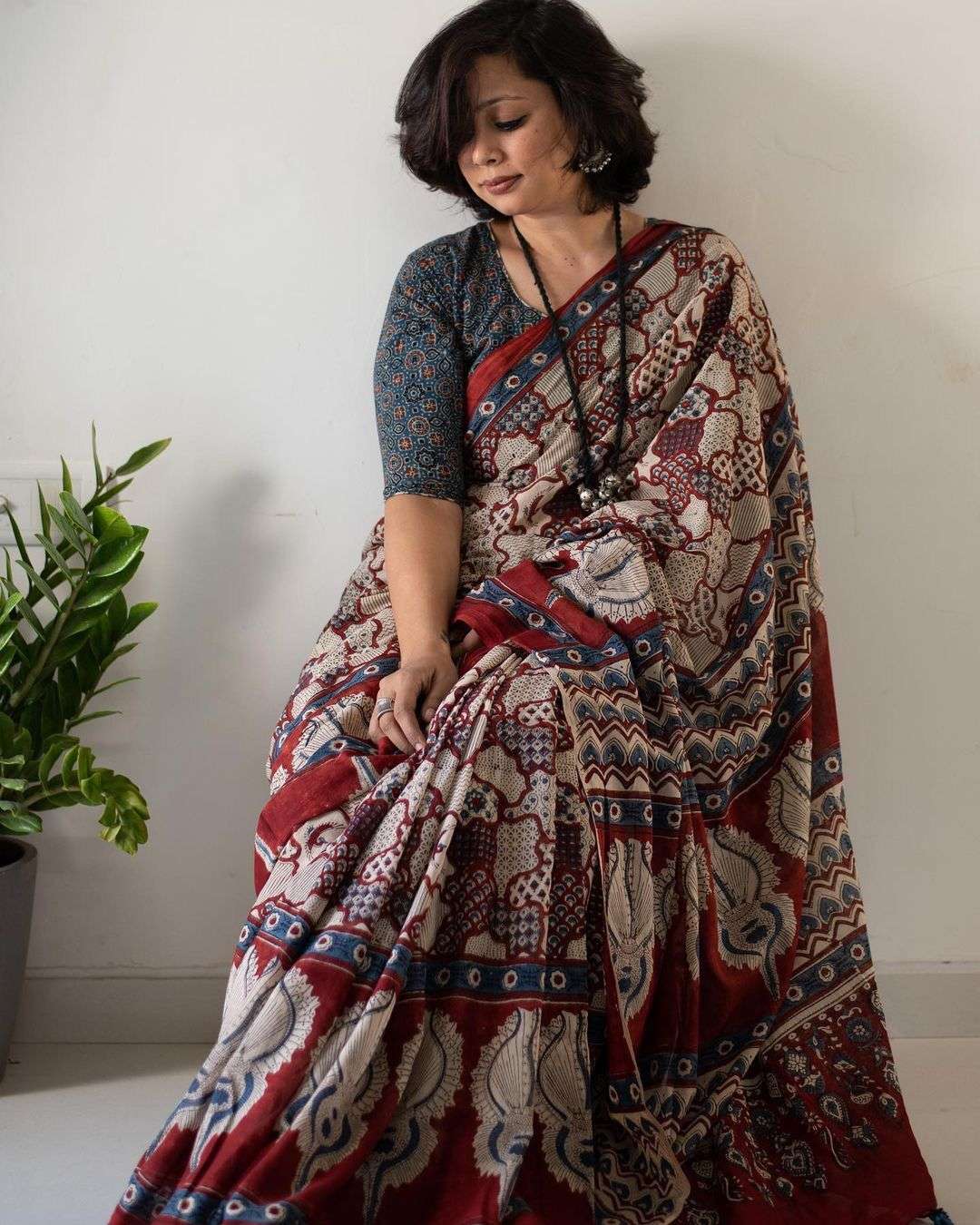 NT-411 BY AQSAWHOLESALE COTTON SILK PRINT CASUAL WEAR SAREES