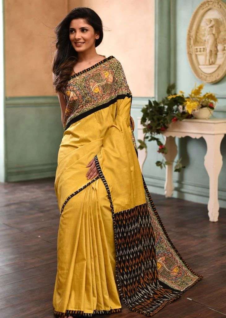 NT-425 BY AQSAWHOLESALE PURE MUL MUL COTTON SILK PRINTED SAREES