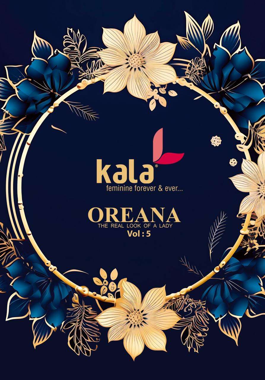 OREANA VOL-5 BY KALA 5101 TO 5110 SERIES PURE PREMIUM COTTON PRINT DRESSES