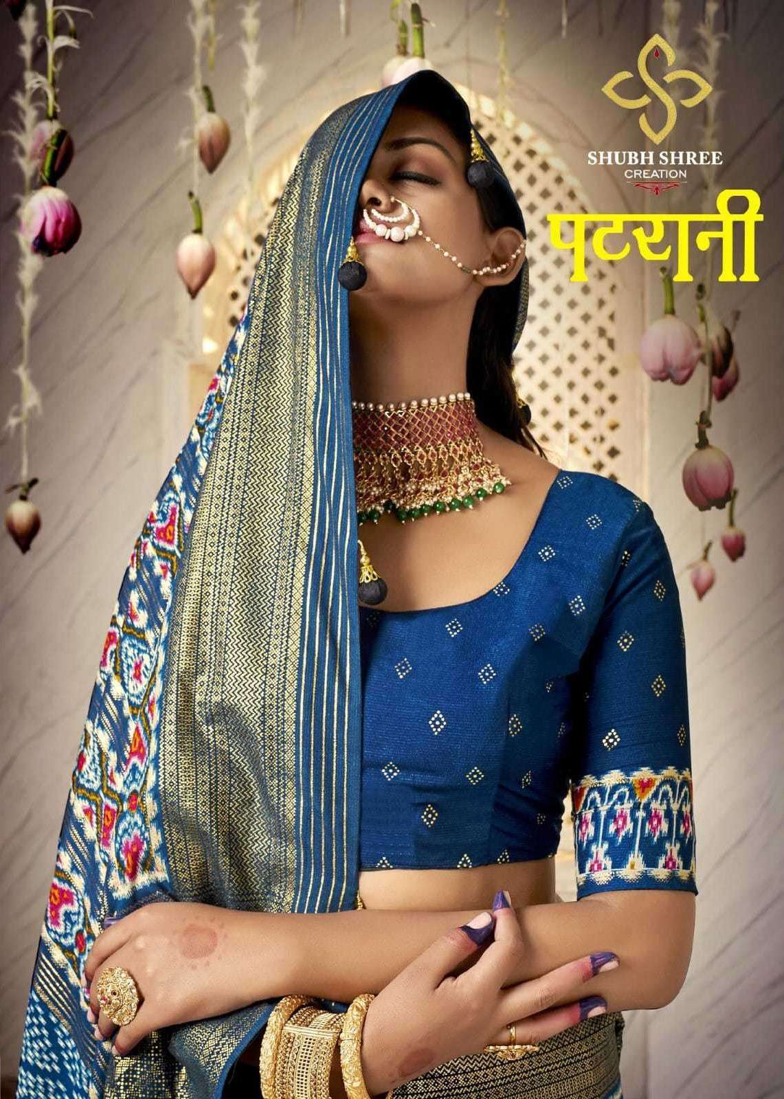 PATRANI BY SHUBH SHREE 1001 TO 1012 SERIES TUSSER SILK WORK FESTIVE SAREES