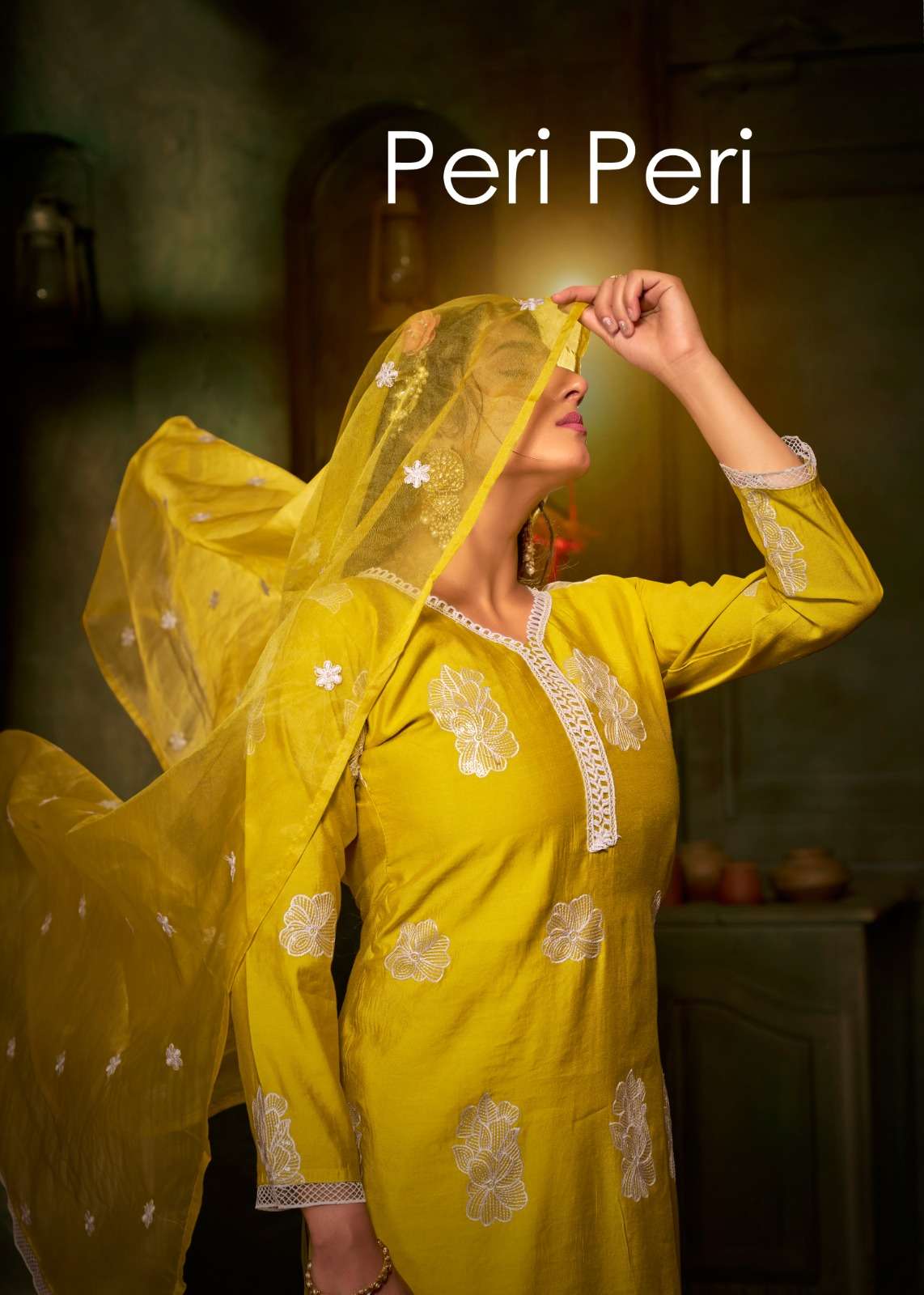 PERI PERI BY BANWERY FASHION 1001 TO 1006 SERIES RUSSIAN SILK WORK READYMADE DRESSES