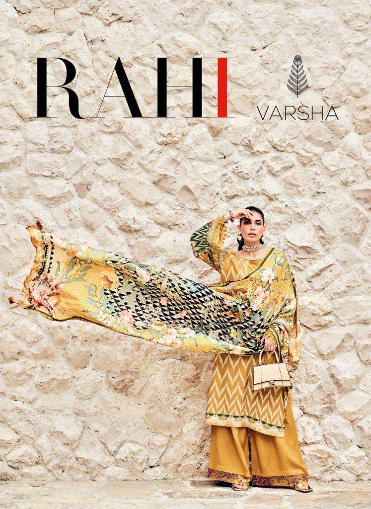 RAHI BY VARSHA 01 TO 06 SERIES MODAL SILK PRINT WORK PAKISTANI DRESSES