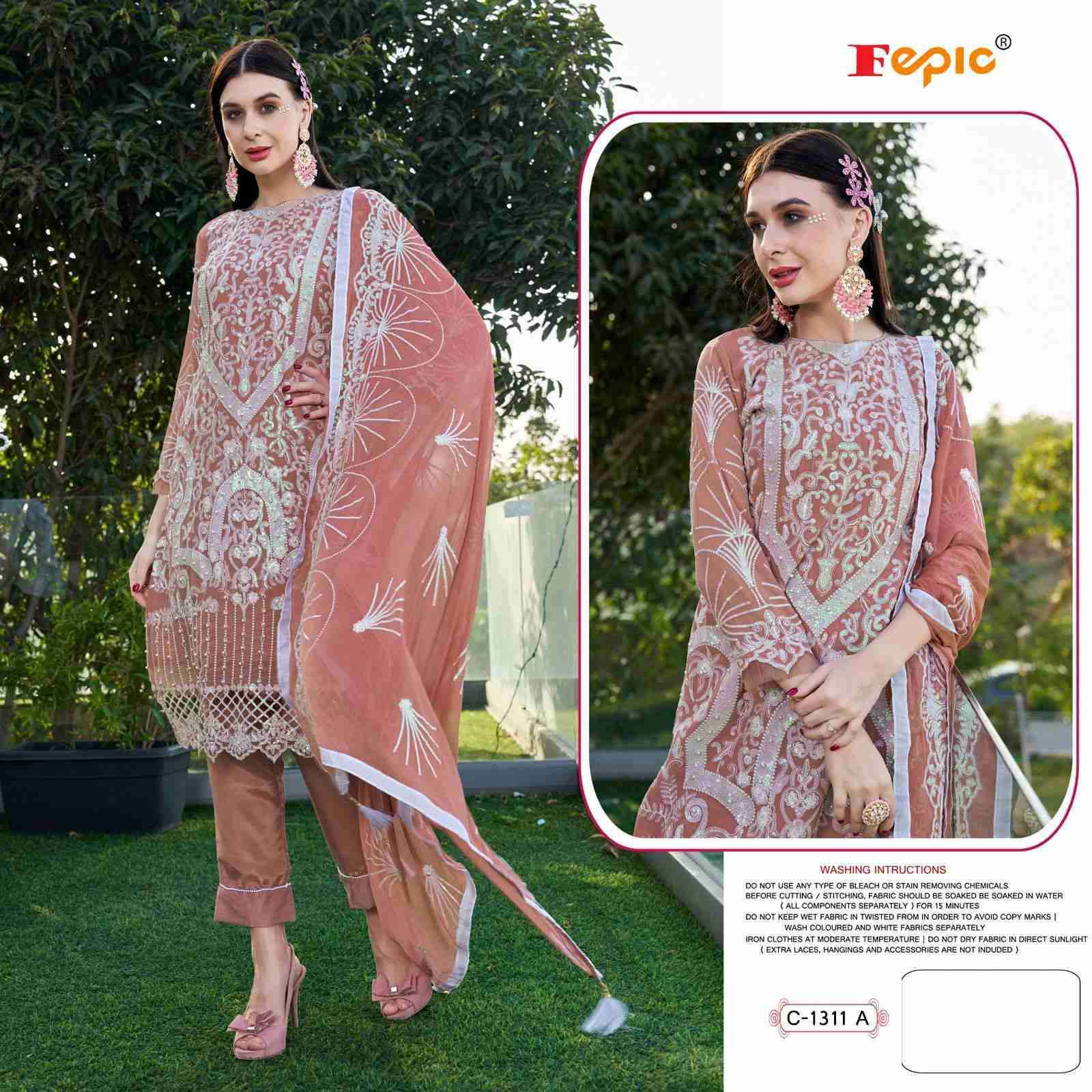 ROSEMEEN 1311-A TO 1311-D SERIES BY FEPIC GEORGETTE WORK PAKISTANI DRESSES