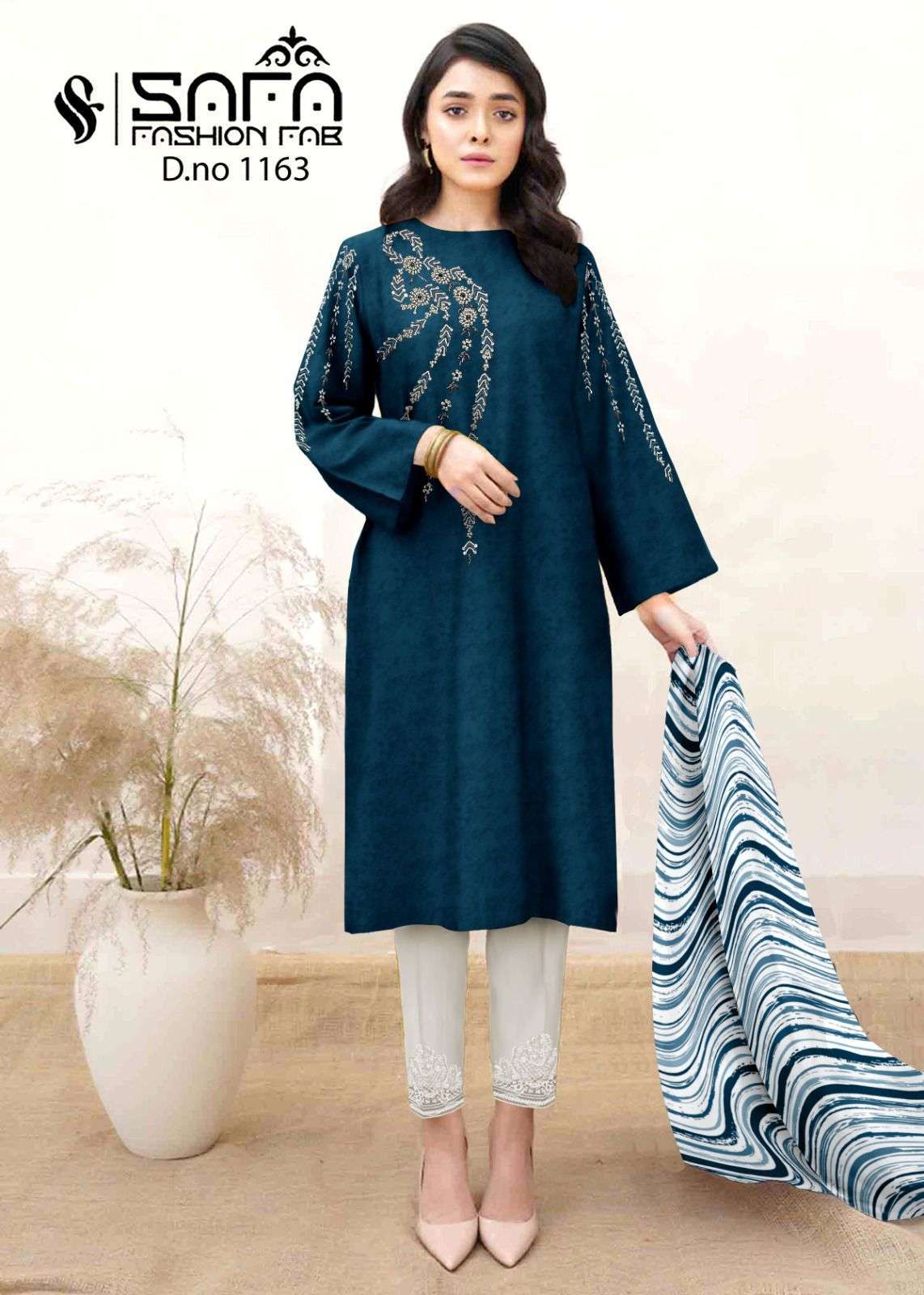 SAFA 1163 COLOURS BY SAFA FASHION FAB FANCY HAND WORK READYMADE DRESSES