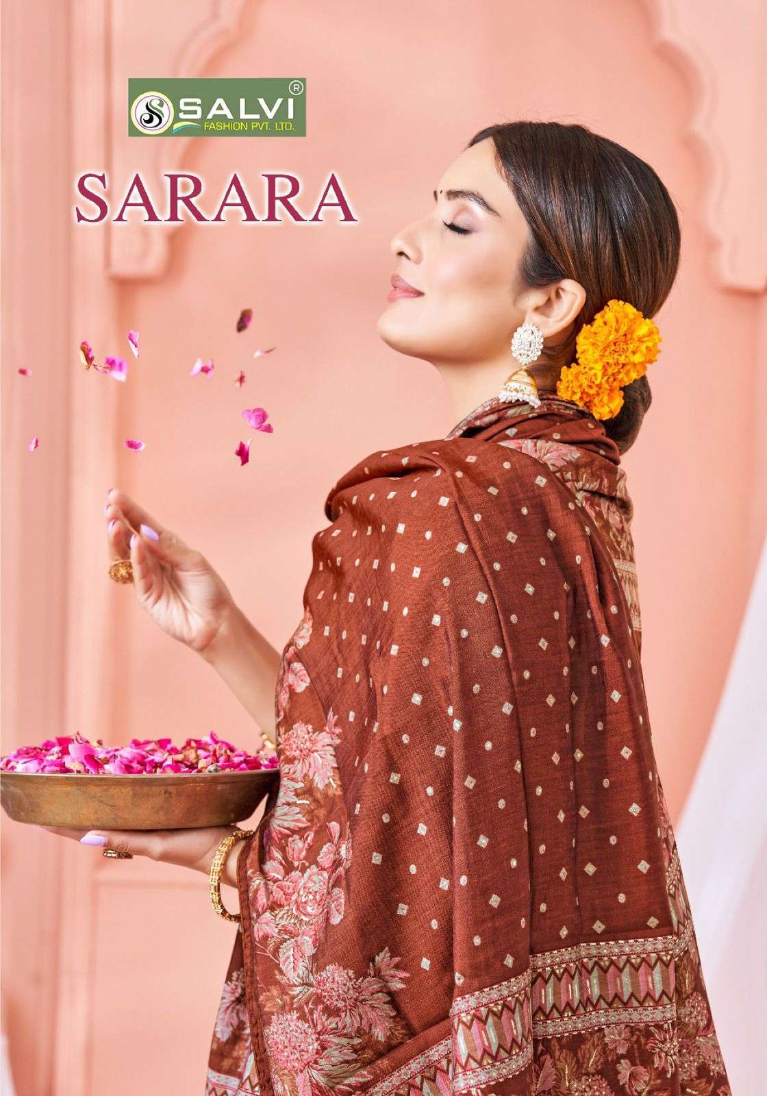 SARARA BY SALVI FASHION 1001 BY 1008 MODAL SILK EMBROIDERY WORK DRESSES