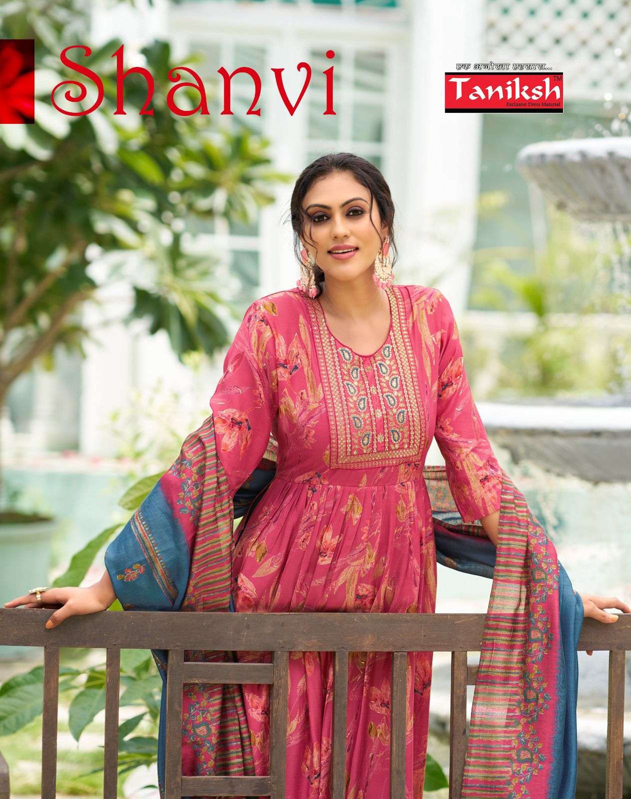 SHANVI BY TANIKSH 1001 TO 1008 SERIES MUSLIN PRINT WORK NAYRA READYMADE DRESSES