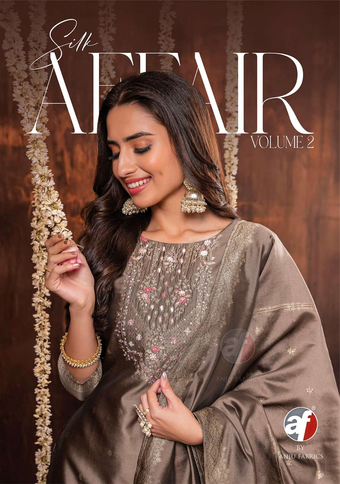 SILK AFFAIR VOL-2 BY ANJU FABRICS 3211 TO 3216 SERIES BANARASI SILK JACQUARD WORK DRESSES