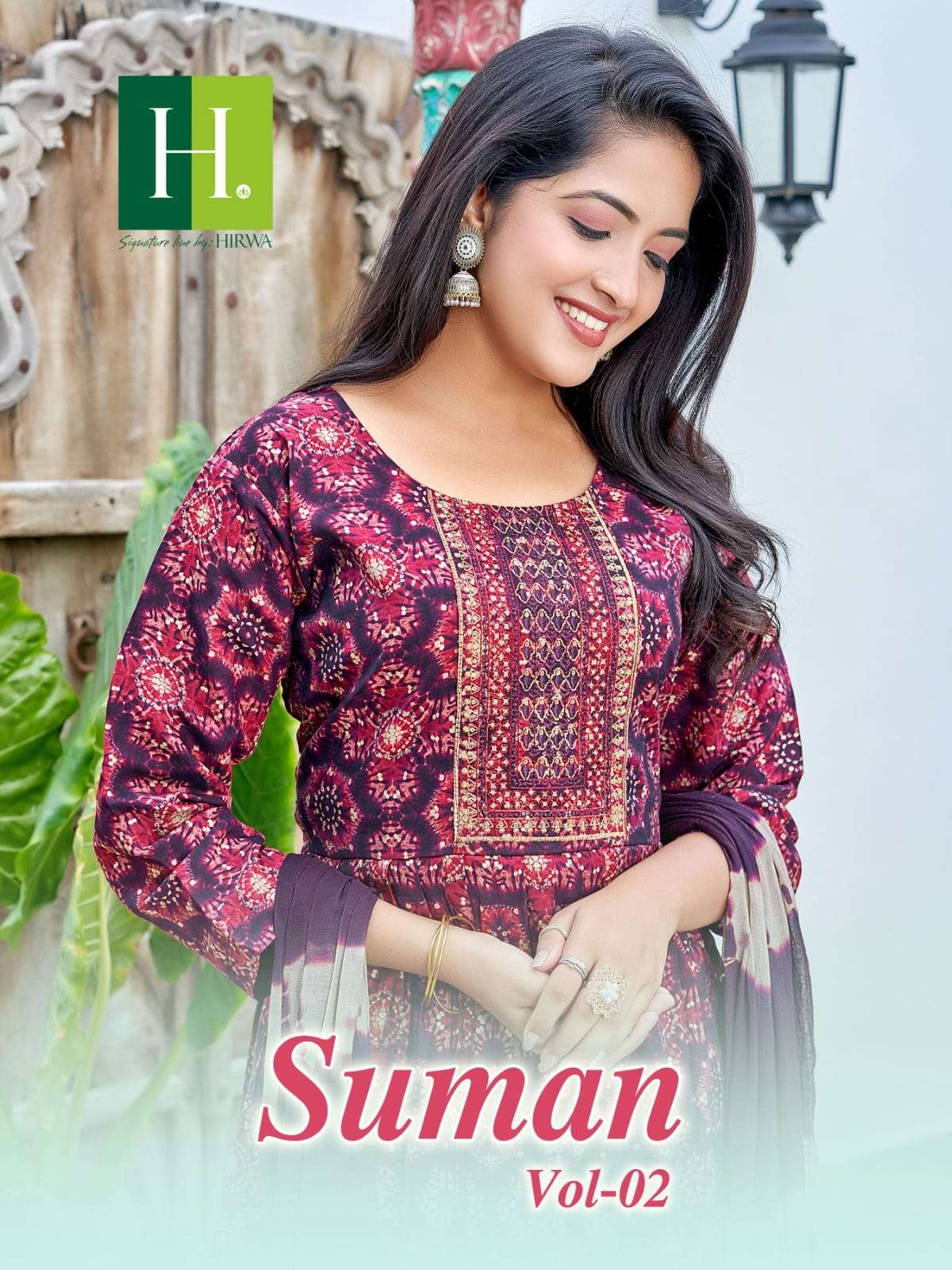 SIMAN VOL-2 BY H DOT 01 TO 08 SERIES HEAVY MODAL PRINT EMBROIDERY READYMADE DRESSES