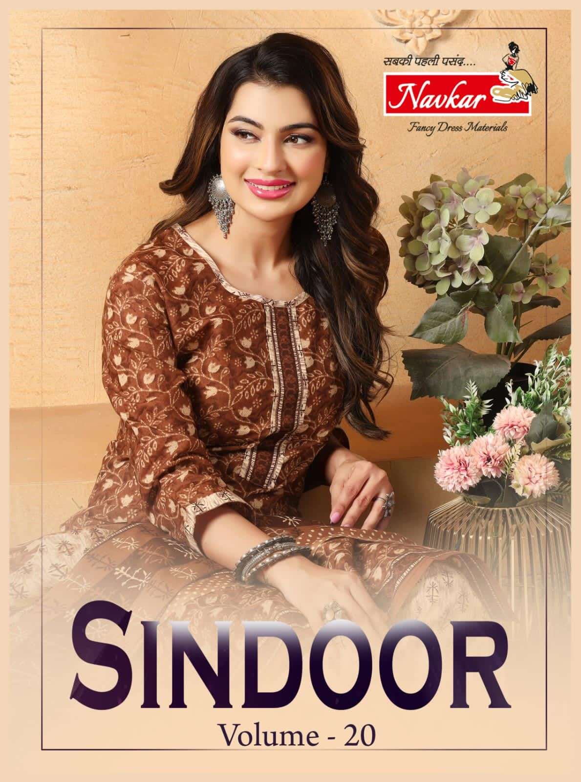 SINDOOR VOL-20 BY NAVKAR 1008 TO 1023 SERIES MIX COTTON PRINT READYMADE DRESSES