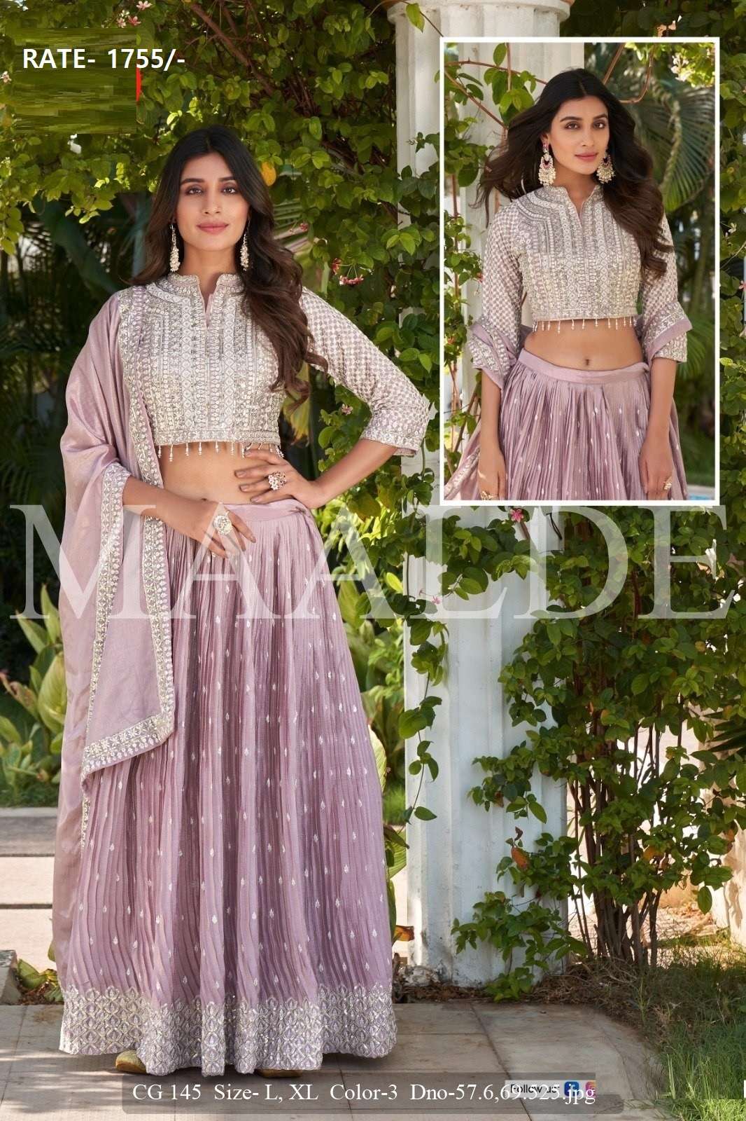 SONAM VOL-1 BY AQSAWHOLESALE FANCY HEAVY EMBROIDERY WORK READYMADE LEHENGAS