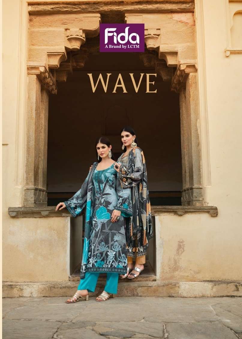 WAVE BY FIDA 1001 TO 1006 SERIES PASHMINA DIGITAL PRINT WINTER WEAR DRESSES