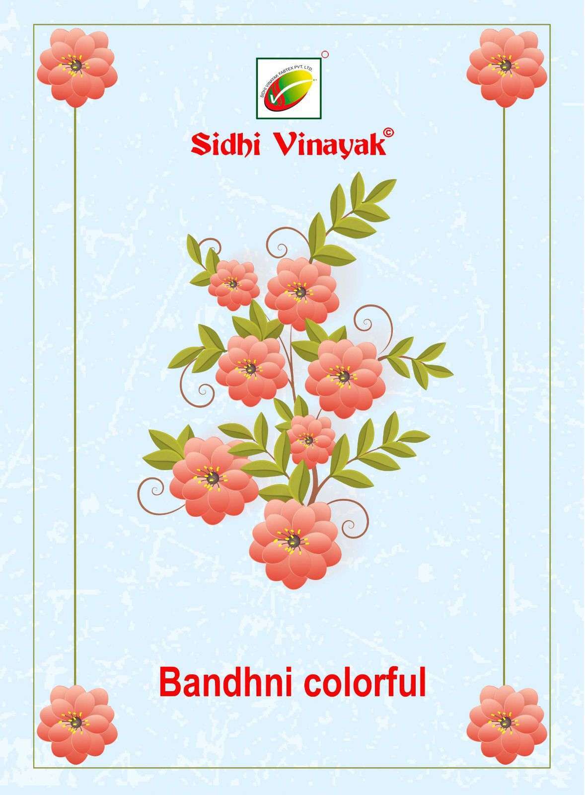 BANDHANI COLOURFUL BY SIDHI VINAYAK 9021 TO 9027 SERIES HEAVY COTTON PRINT DRESSES