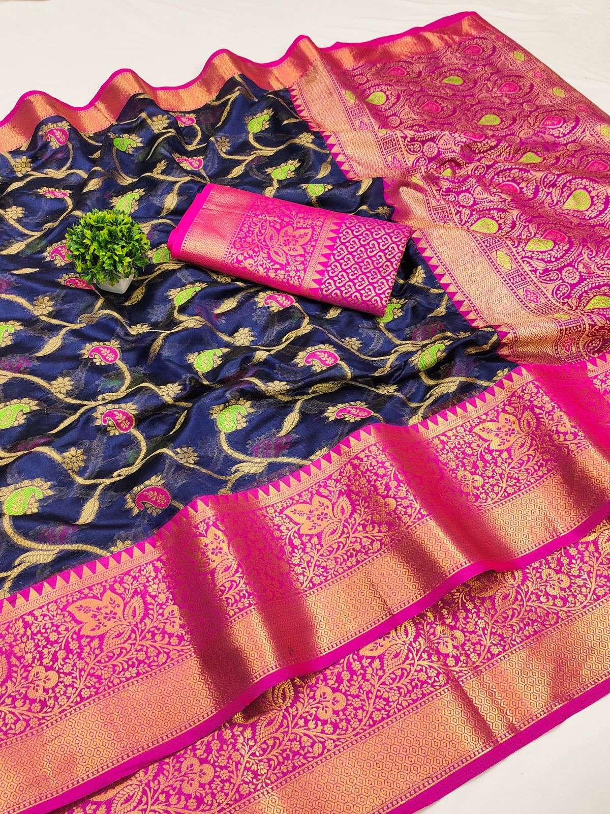 DHARMI BY AQSAWHOLESALE PURE SOFT LITCHI SILK FESTIVE WEAR SAREES