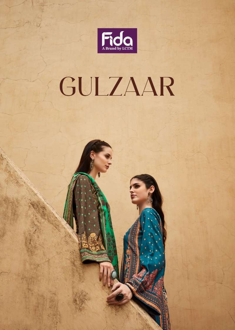 GULZAAR BY FIDA 1001 TO 1006 SERIES PASHMINA WOOL PRINT WINTER WEAR DRESSES