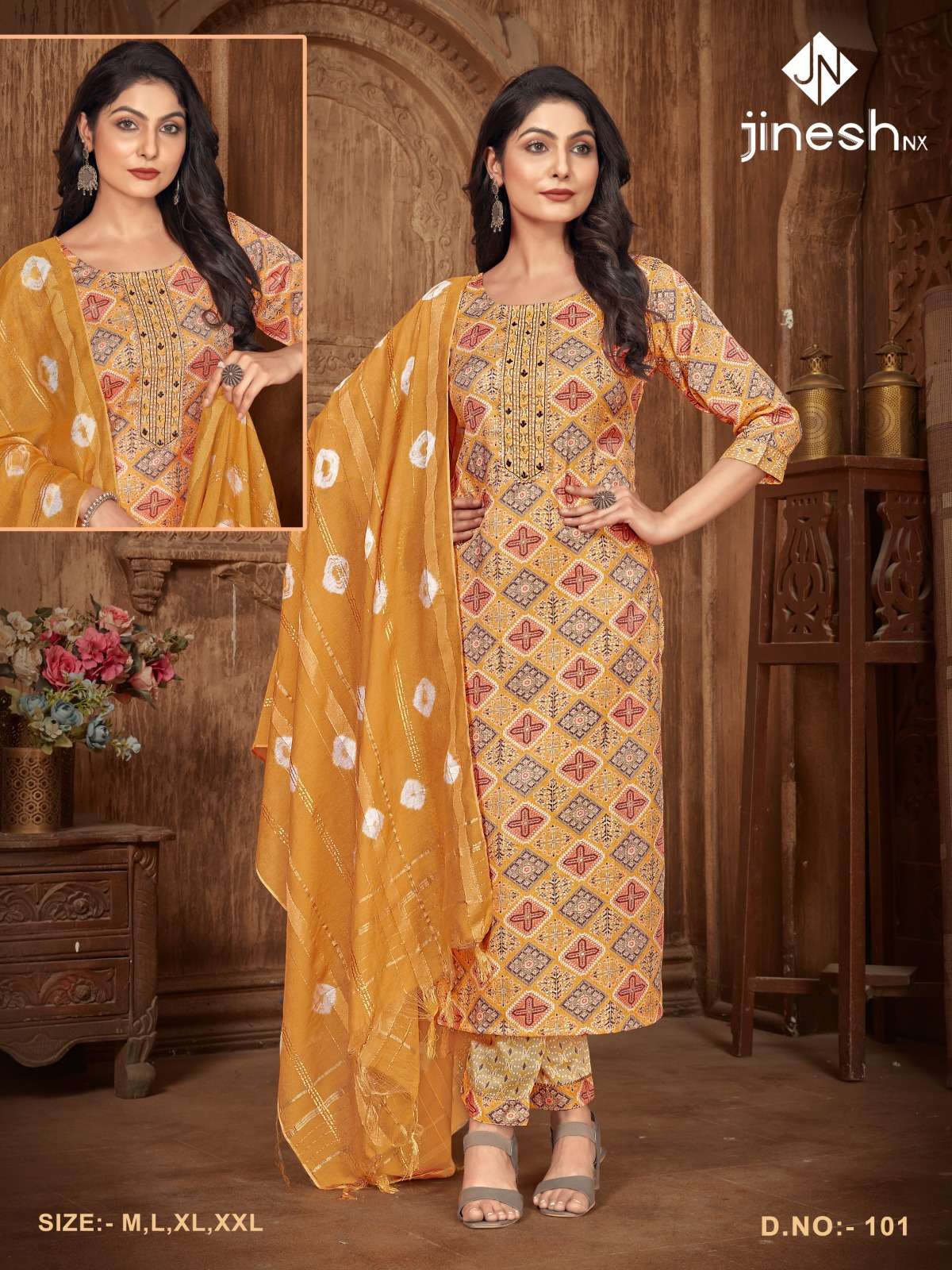 MISHREE BY JINESH NX 101 TO 107 SERIES RAYON CAPSULE PRINT WORK READYMADE DRESSES