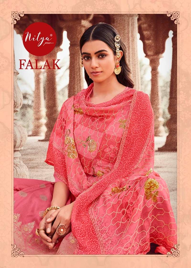 NITYA FALAK BY LT FABRICS 01 TO 06 SERIES DOLA JACQUARD HAND WORK DRESSES