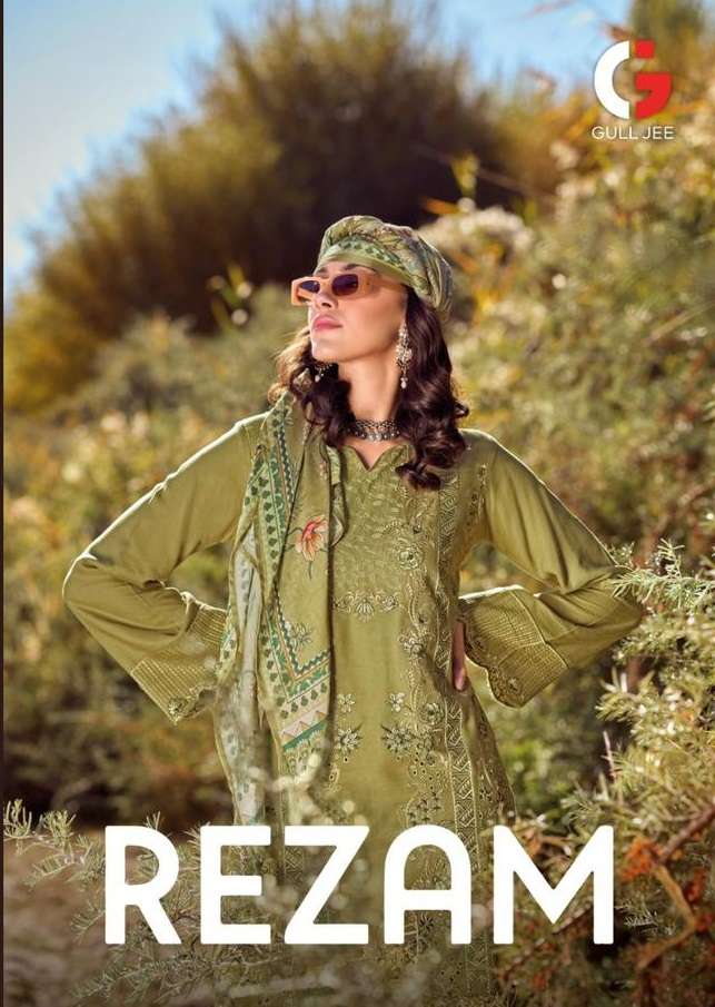 REZAM BY GULL JEE 301 TO 306 SERIES VISCOSE PASHMINA EMBROIDERY WINTER WEAR DRESSES